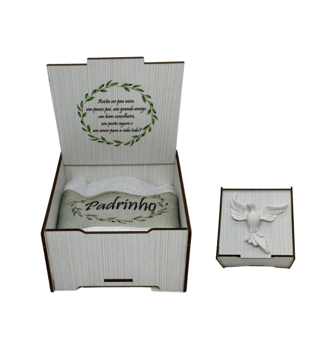 CAIXA CONVITE PADRINHO