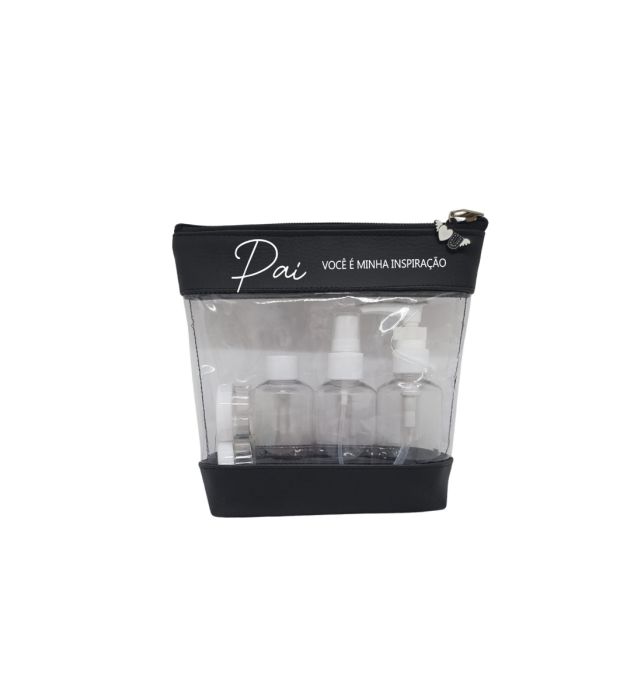NECESSAIRE FRASCOS PAI INSPIRAÇÃO