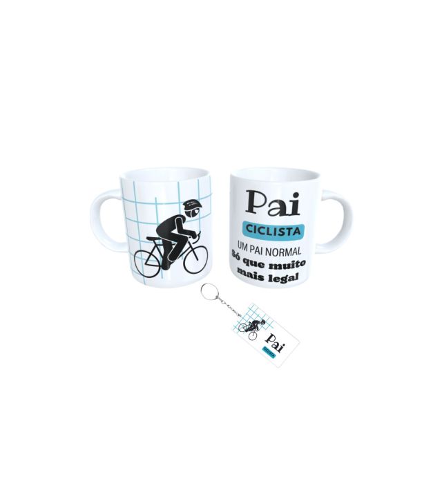 CANECA PAI CICLISTA