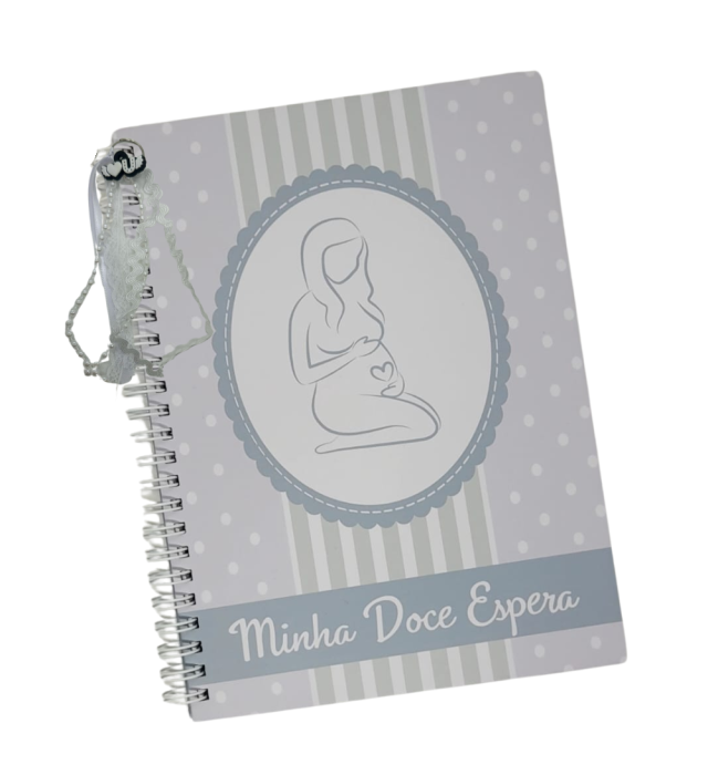 PLANNER MATERNIDADE FOLHAS DECORADAS