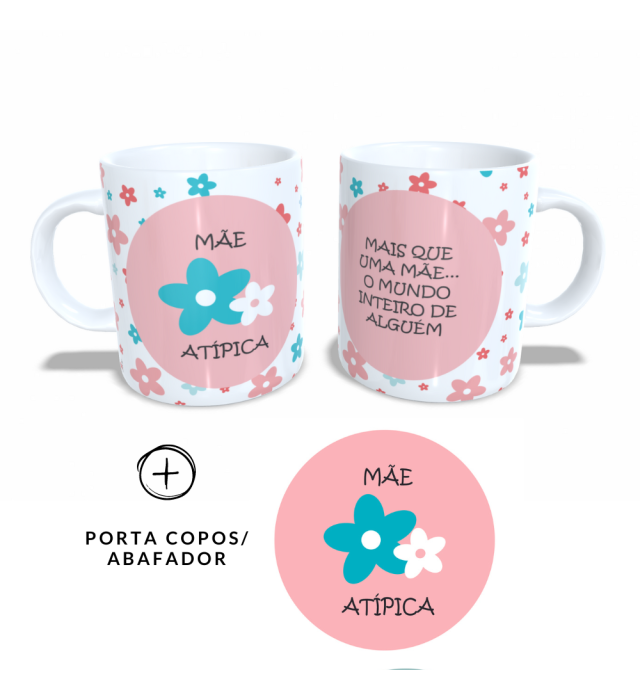 CANECA + ABAFADOR MÃE ATÍPICA