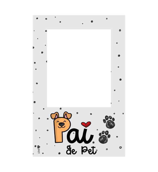 PORTA RETRATO PAI DE PET CACHORRO