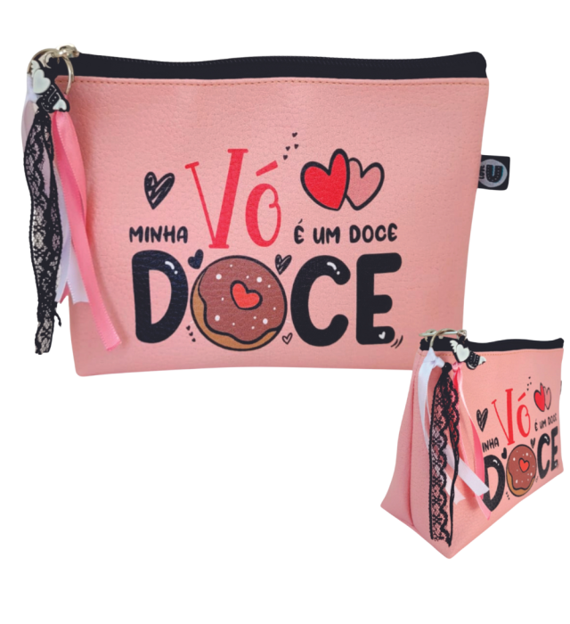 NECESSAIRE TRAPÉZIO M DOCE DE VÓ