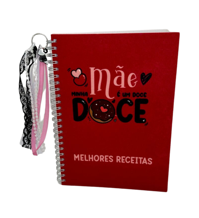 CADERNO DE RECEITAS DOCE DE MÃE