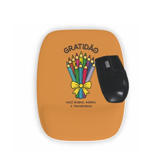 MOUSEPAD ERGONÔMICO GRATIDÃO PROF