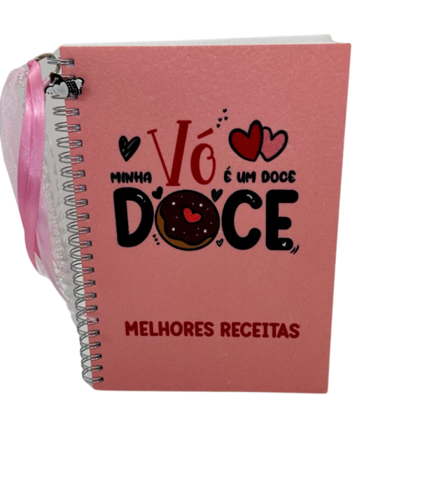 CADERNO DE RECEITAS DOCE DE VÓ