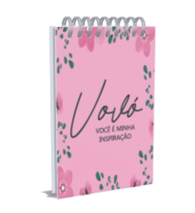 BLOCO DE ANOTAÇÕES VOVÓ INSPIRAÇÃO