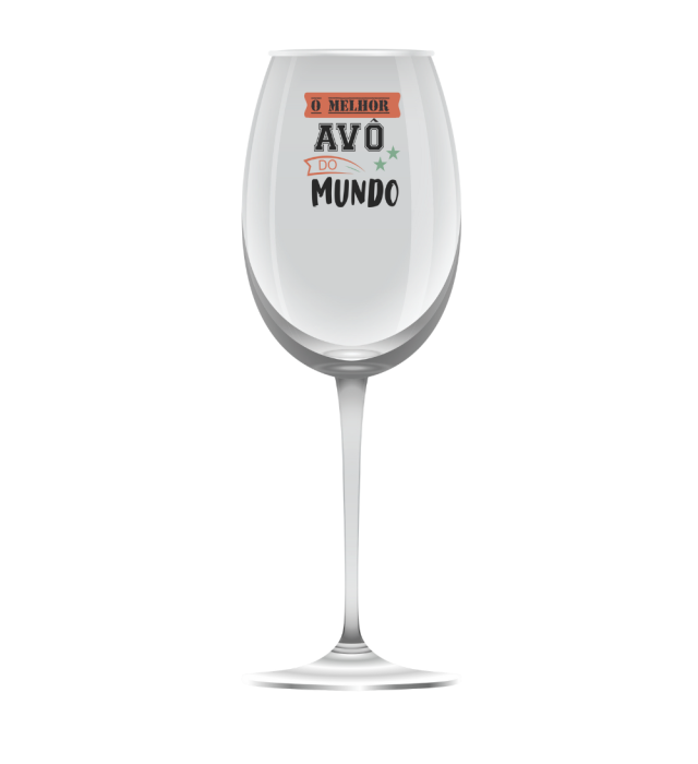 TAÇA DE VINHO MELHOR AVÔ