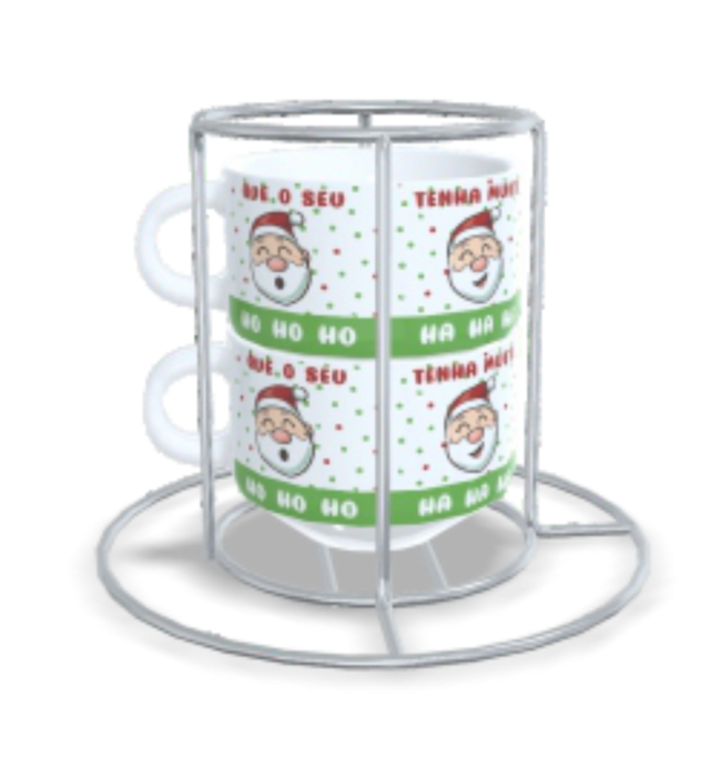 TORRE DUPLA CANECAS NATAL HOHO