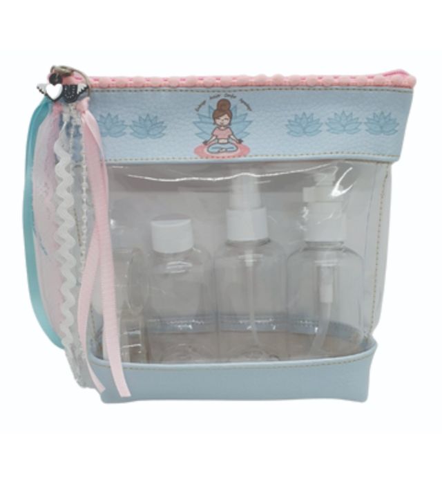 NECESSAIRE COM FRASCOS YOGUE-SE